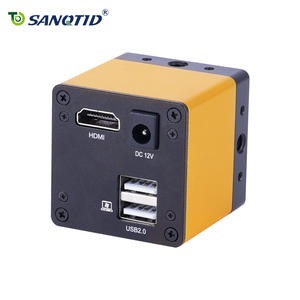 Microscope numérique stéréo industriel avec support, résolution 4K 3840x2160, caméra HD, puissance optique 0,7-4,5X pour + sortie USB double, IP55 - Product Image 4