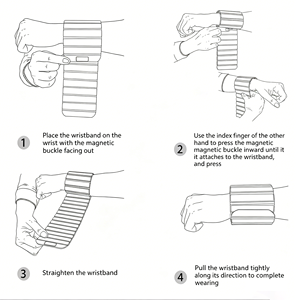 Customizable Silicone Magnetic <b>Weight</b>-bearing Ankle <b>Weight</b> Antislip Eco-Friendly Durable Waterproof Ankle <b>Weight</b> - Product Image 6