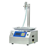 Máquina de llenado automático de líquidos y pastas de sobremesa A16 con equipo de control de peso para miel, leche, salsa, aceite comestible y crema cosmética