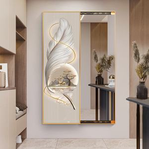 Miroir coulissant élégant Glide Luxe en cristal pour votre espace - Glissez pour révéler la beauté - Miroir coulissant élégant haut de gamme - Product Image 6