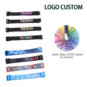 Custom Polyester Webbing Metal Rubber Webbing Stretchable Customized Outdoor Headlamp Reflective Band - Product Image 4