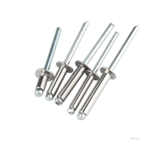 Rivet en aluminium 25mm 4.8mm Rivets aveugles en acier inoxydable Rivets à tête ronde pour machine à riveter les garnitures de frein à vis du châssis automobile