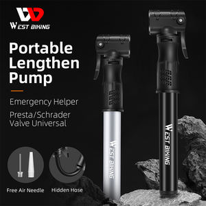 WEST BIKING-minibomba de alta presión para bicicleta, válvula Schrader <span class=keywords><strong>Presta</strong></span>, portátil, ligera, impermeable, para ciclismo al aire libre - Product Image 5