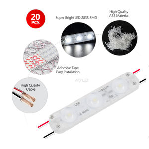 Module d'éclairage LED 12v 3 pièces Module LED SMD pour lettres lumineuses boîte à lumière enseigne - Product Image 5