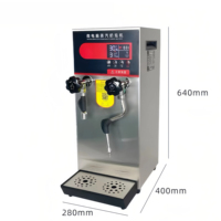 Machine à mousse de lait VOKA 20L/h à commande micro-ordinateur, avec revêtement intérieur en acier inoxydable 304, 1000-3000W, Plug-and-Play