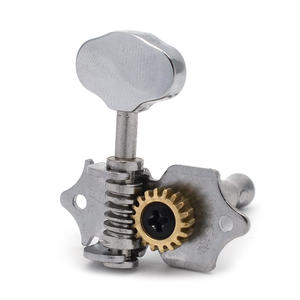 ตัวปรับเสียงแบบเปิดเกียร์ อัตราทด 18:1 สำหรับกีตาร์และอูคูเลเล่ สีโครเมียม - Product Image 3