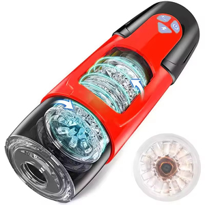 Male Masturbators Thrusting Blow Job Sucking Rotating <b>Cup</b> Handsfree Hot Selling Video Fully Sex Auto Masturbation Toys for Men - Product Image 2
