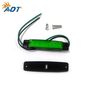 Feux de position latéraux de voiture ADT 12V 24V 5 couleurs (blanc, ambre, rouge, bleu, vert) avec 6 LED - Product Image 5