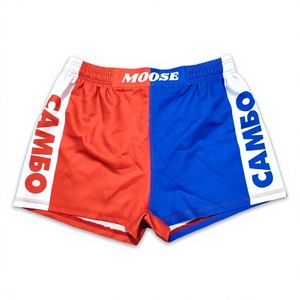 Pantalones Cortos de Sambo para Hombre, de Algodón de Alta Calidad, Rojos y Azules, Transpirables, de Secado Rápido y Resistentes al Encogimiento - Product Image 3