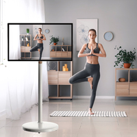 Layar Sentuh 27 Inci Sistem Operasi Android 128GB Baterai Internal dengan Kamera 13MP TV Portabel Pintar Monitor Putar