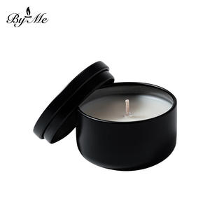 Juego de Velas Aromáticas de Cera de Soya Hechas a Mano con Etiqueta Privada de Lujo, en Frascos Negros, Ideales para Regalo en Acción de Gracias, Diwali <span class=keywords><strong>y</strong></span> Ramadán - Product Image 5