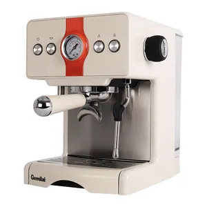 Gemilai CRM3609热220v 15巴多用途手柄手动压力表泰国keurig浓缩咖啡机家用