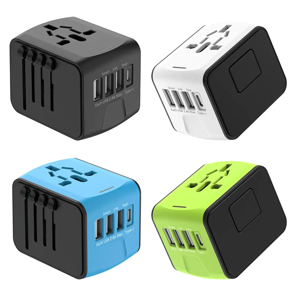 Universal Travel Charger Fast Charger Travel Adapter Wall Charge For US EU UK AUS Plug Fully Functional Charging