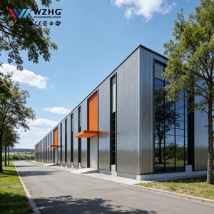 Bâtiment en structure d'acier de haute qualité, acier Q355B pour centre logistique, entrepôt, homologué CE, durée de vie de 50 ans, conception industrielle - Product Image 1