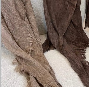 Hot bán kết cấu bông pha trộn Crinkle Cotton Modal Hijabs bán buôn nhăn bẩn Rayon hijab Muslim phụ nữ hijab - Product Image 4