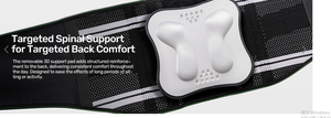 Ceinture lombaire respirante personnalisée avec 8 baleines et coussinet 3D pour un soutien lombaire puissant, pour hommes et femmes - Product Image 6