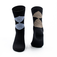 Chaussettes d'hiver antidérapantes personnalisées avec logo, mélange de spandex, respirantes, absorbant la transpiration, design sportif pour hommes et femmes