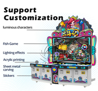 Jeux d'arcade commerciaux à pièces, écran horizontal de 65 pouces, machine d'arcade Mermaid Warrior Fish Hunter