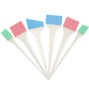 Custom Logo Reusable Silicone Removable Plastic <b>Hair</b> Color Silicone Head <b>Dye</b> <b>Brush</b> <b>Hair</b> Beauty Care <b>Hair</b> Tint <b>Brush</b> Tool - Product Image 2