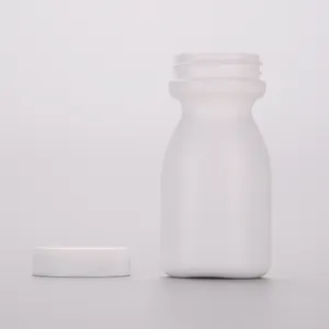 100ml White Empty Calcium Tablet Vitamin Pill PE Bottle