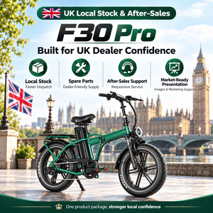 จักรยานไฟฟ้า QMWHEEL F30 Pro UK Stock E Bike ขนาด 20 นิ้ว พับได้ กำลังไฟ 250W 48V 45Ah ระยะทางไกล ขายส่ง - Product Image 3