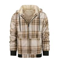 Veste à capuche pour homme doublée polaire, collection automne-hiver 2026, chaude et décontractée, pour l'extérieur
