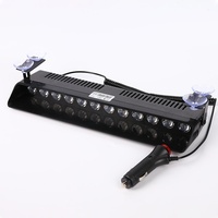 Lumière stroboscopique à ventouse pour voiture S12 12 LED 12-24V, clignotante avant et arrière