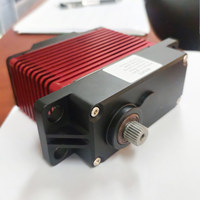 Servo sin escobillas ZY-800HV de 800 kg con codificación magnética CAN UART 28V, carcasa 7075, ranura para llave y eje estriado para robótica RC a escala gigante