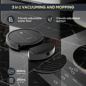 Robot Aspirador 3 en 1 de 5000 Pa con Función Húmedo/Seco, Recarga Automática, Diseño Antienredos, para Uso en Hoteles, Hogares y Pelo de Mascotas - Product Image 4