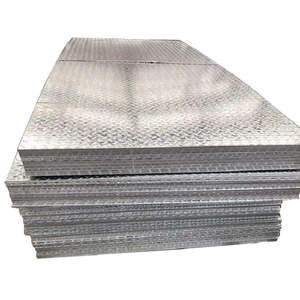 Tôle d'acier à motif <span class=keywords><strong>diamant</strong></span> industriel, panneau de construction durable pour revêtement de sol d'escalier - Product Image 5