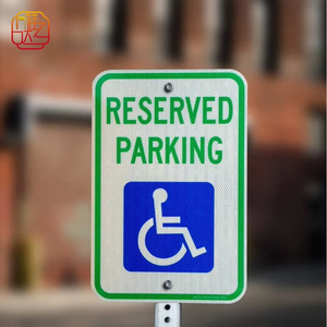 Engelli park alanları için 12*18 inç su geçirmez, pas geçirmez ve hava koşullarına dayanıklı alüminyum yansıtıcı işaret. Trafik işareti. - Product Image 5