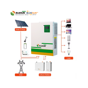 Sistema de Energía Solar para el Hogar de 5.5kw, 6kw, 8kw, 10kw, 12kw, 15kw, Kits de Sistema de Energía Solar Fuera de la Red de 5kw para el Hogar BSM-5500BLV-48 - Product Image 2