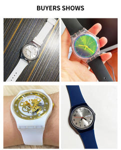 <span class=keywords><strong>Bracelet</strong></span> de montre en silicone de remplacement 12 mm-20 mm pour bracelets Omega <span class=keywords><strong>Swatch</strong></span> - Product Image 5