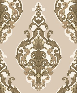 Papier peint classique de luxe de style européen, papier peint damassé, décoration intérieure - Product Image 1