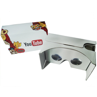 3D films lunettes de réalité virtuelle VR casques Logo personnalisé lunettes vidéo marque Google carton VR lunettes 2.0