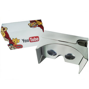 3D films lunettes de réalité virtuelle <span class=keywords><strong>VR</strong></span> casques Logo personnalisé lunettes vidéo marque Google carton <span class=keywords><strong>VR</strong></span> lunettes 2.0 - Product Image 3