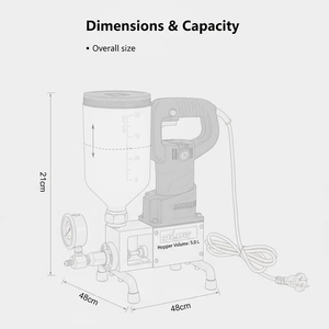 Thiết bị và máy móc Máy vữa gạch men Máy tạo lỗ cầm tay và máy bơm keo <span class=keywords><strong>s</strong></span>ửa chữa tích hợp - Product Image 4