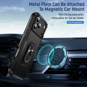 Nouvelle coque de protection robuste en TPU+PC pour 15/15 Pro Max/17, antichoc, antidérapante, texturée, avec pare-chocs résistant, compatible avec la charge sans fil Qi, pour téléphones mobiles - Product Image 4