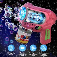 Pistolet à bulles électrique automatique d'extérieur EPT en gros pour l'été avec solution de recharge, idéal pour les cadeaux des enfants, garçons et filles