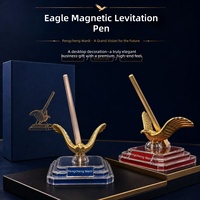 Bolígrafo de Levitación Magnética con Diseño de Águila, Bolígrafo Flotante de Lujo para Escritorio, Regalo Ejecutivo para Decoración de Oficina