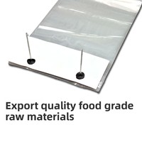 Sacs à pain grillé transparents personnalisables de qualité alimentaire pour le commerce électronique transfrontalier Europe-Amérique ; Sacs en plastique perforés CPP/LDPE