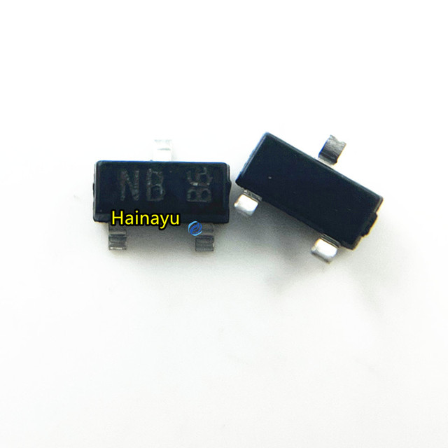 Hainayu KRC102S-RTK/P  screen printing NB SOT-23 SMD triode amplifier transistor chip ICBOM electronic components with single