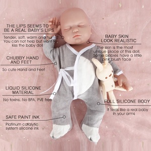 Poupée bébé en silicone de 15 pouces petites poupées reborn réalistes pour enfants - Product Image 3