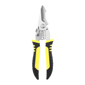 Ciseaux d'électricien multifonctionnels 2-en-1 : Dénudeur de fils et coupe-câbles pour conduits de plafond en aluminium – Outils manuels pour la maison - Product Image 1