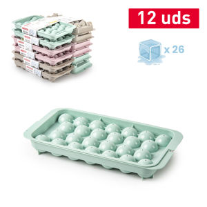 Vassoio per Cubetti di Ghiaccio Igloo con 26 Cavità, Durevole e Riutilizzabile, per Conservazione Domestica, Colori Assortiti - Product Image 1