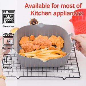 <span class=keywords><strong>Friggitrice</strong></span> <span class=keywords><strong>ad</strong></span> <span class=keywords><strong>aria</strong></span> <span class=keywords><strong>quadrata</strong></span> da 8 pollici in Silicone Silicone fodere cestello adatto <span class=keywords><strong>per</strong></span> 4-7 QT riutilizzabile pentola antiaderente <span class=keywords><strong>per</strong></span> <span class=keywords><strong>accessori</strong></span> <span class=keywords><strong>per</strong></span> <span class=keywords><strong>friggitrice</strong></span> <span class=keywords><strong>ad</strong></span> <span class=keywords><strong>aria</strong></span> - Product Image 5
