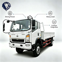 Offre Spéciale Prix Bas Sinotruck HOWO 4x2 Camion Léger d'Occasion Mini Camionnette 4T 6T 8T pour Transport d'Engins Personnalisable