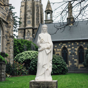 Iglesia religiosa católica regalo personalizado tamaño real San Juan el <span class=keywords><strong>Evangelista</strong></span> estatua de mármol blanco - Product Image 1