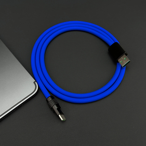 Câble de charge rapide USB-C 120W Chubby 2.0 en silicone souple et durable, <span class=keywords><strong>cordon</strong></span> de chargeur extra épais compatible avec <span class=keywords><strong>iPhone</strong></span> 17 15 - Product Image 4