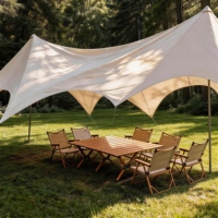 Tente de camping et de pique-nique moderne, portable, Oxford, quatre saisons, double couche, abri solaire extérieur